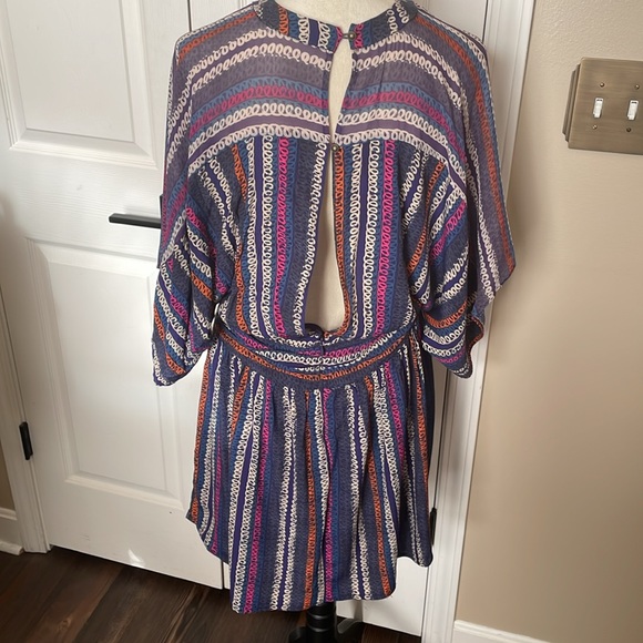 Anthropologie Maeve Open Back Mini Dress Medium - Picture 6 of 12